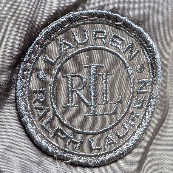 Lauren Ralph Lauren Women's Down Parka Coat Hooded Zip Front Navy Blue Size S - Picture 9 of 16